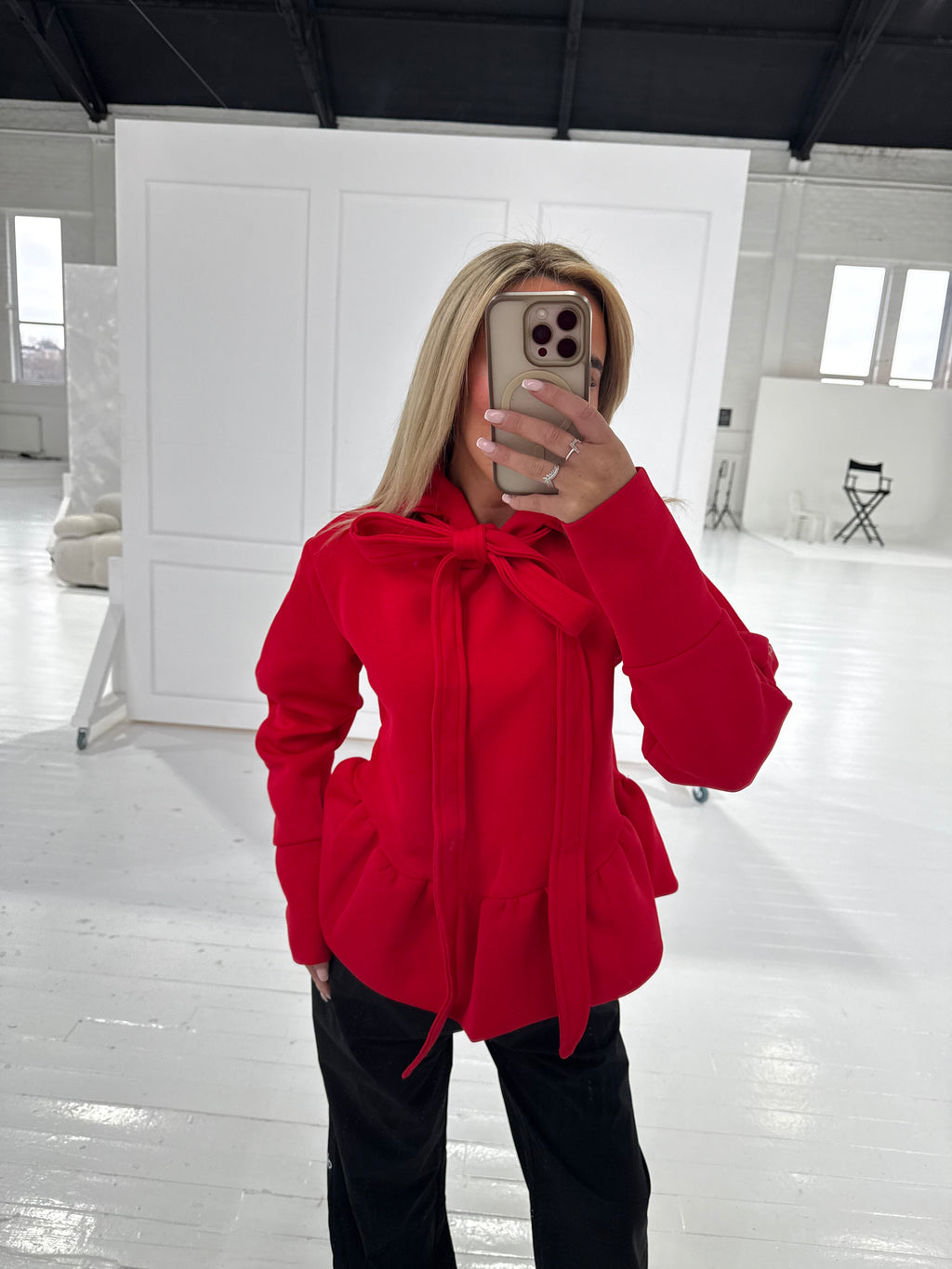 Statement Bow Hoodie