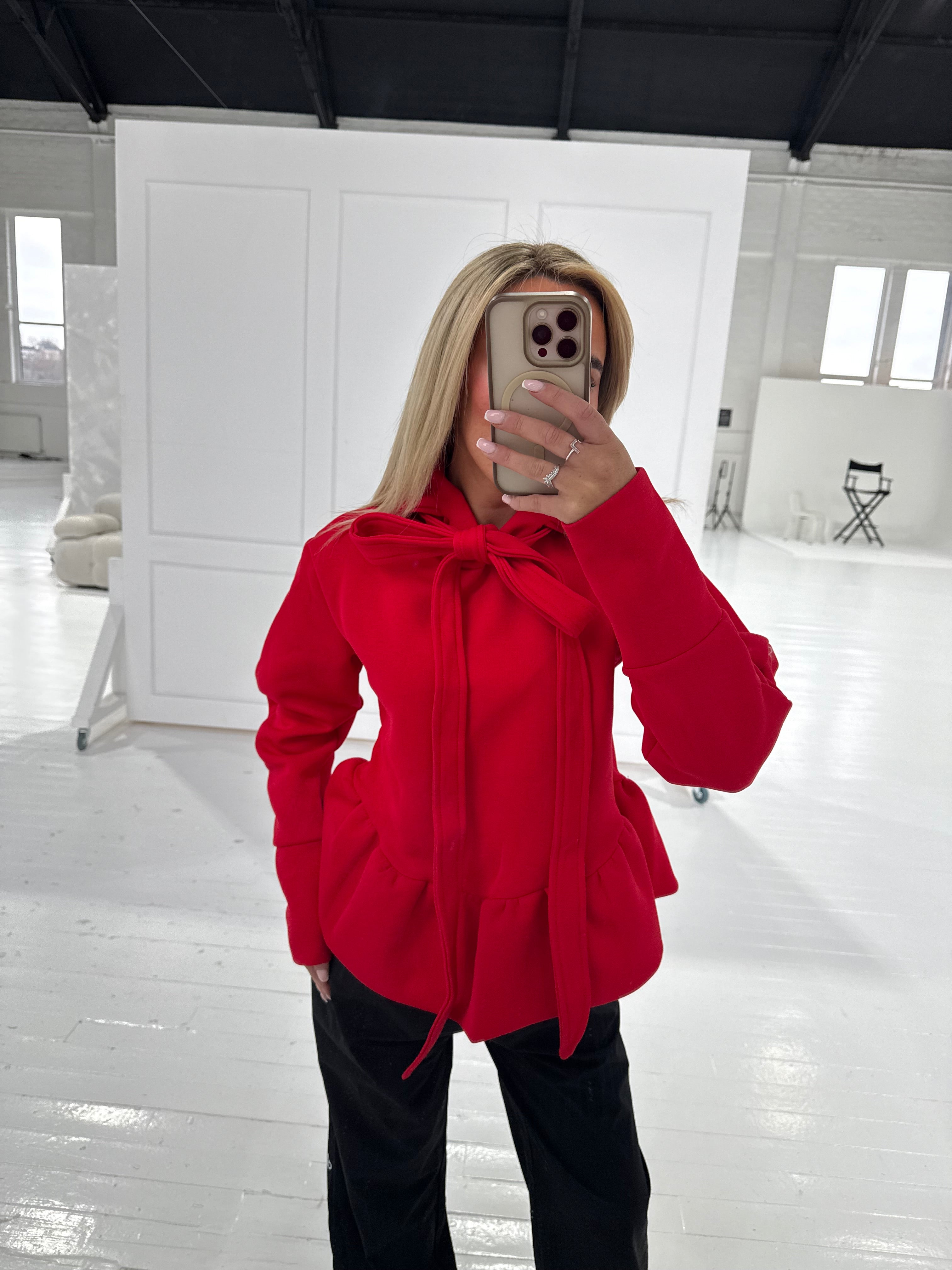 Statement Bow Hoodie