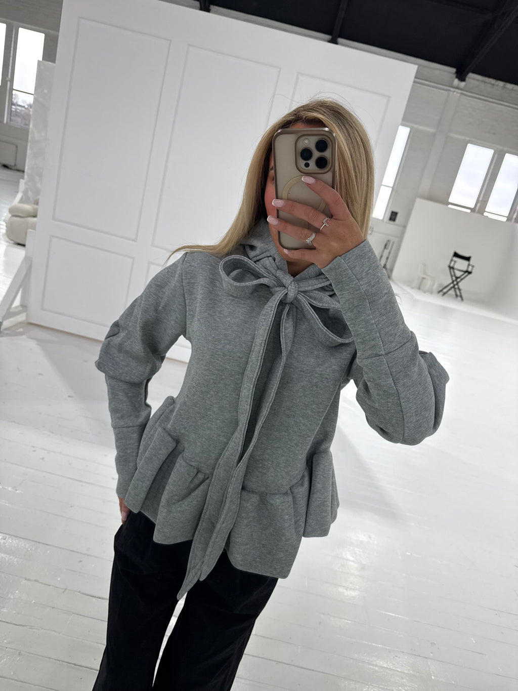 Statement Bow Hoodie