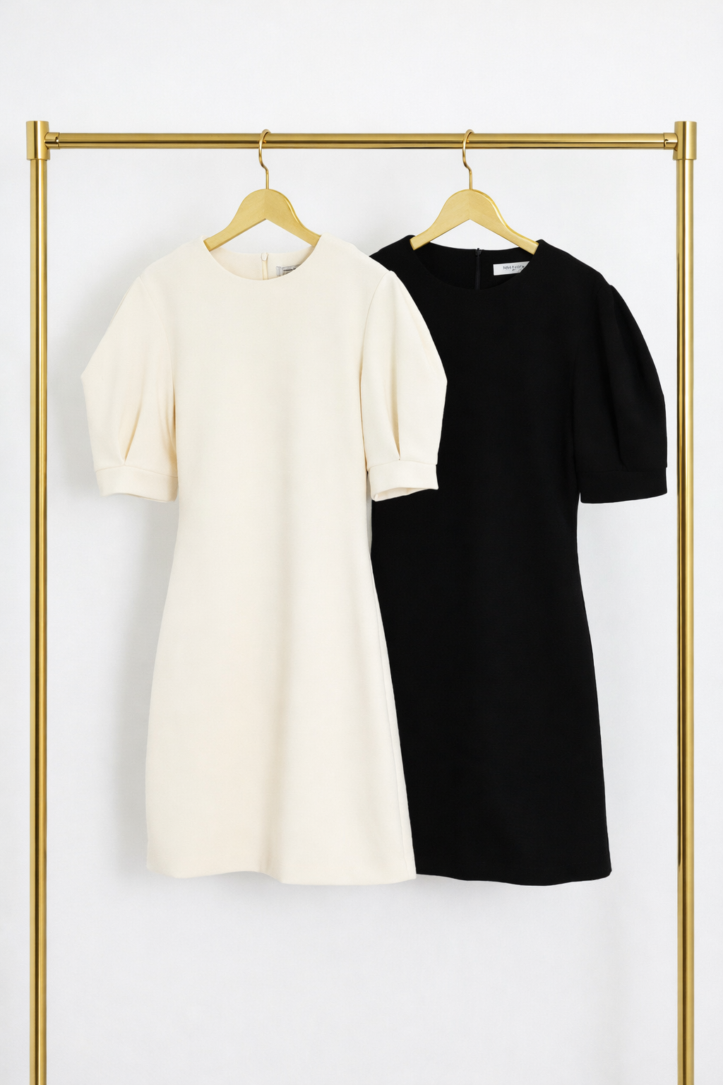 Georgia Puff Sleeve Shift Dress